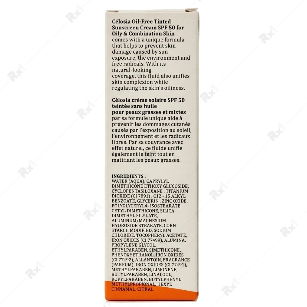 کرم ضد آفتاب سلوسیا SPF50 رنگی ۴۰ میلی لیتر مناسب پوست چرب و مختلط - تصویر 3